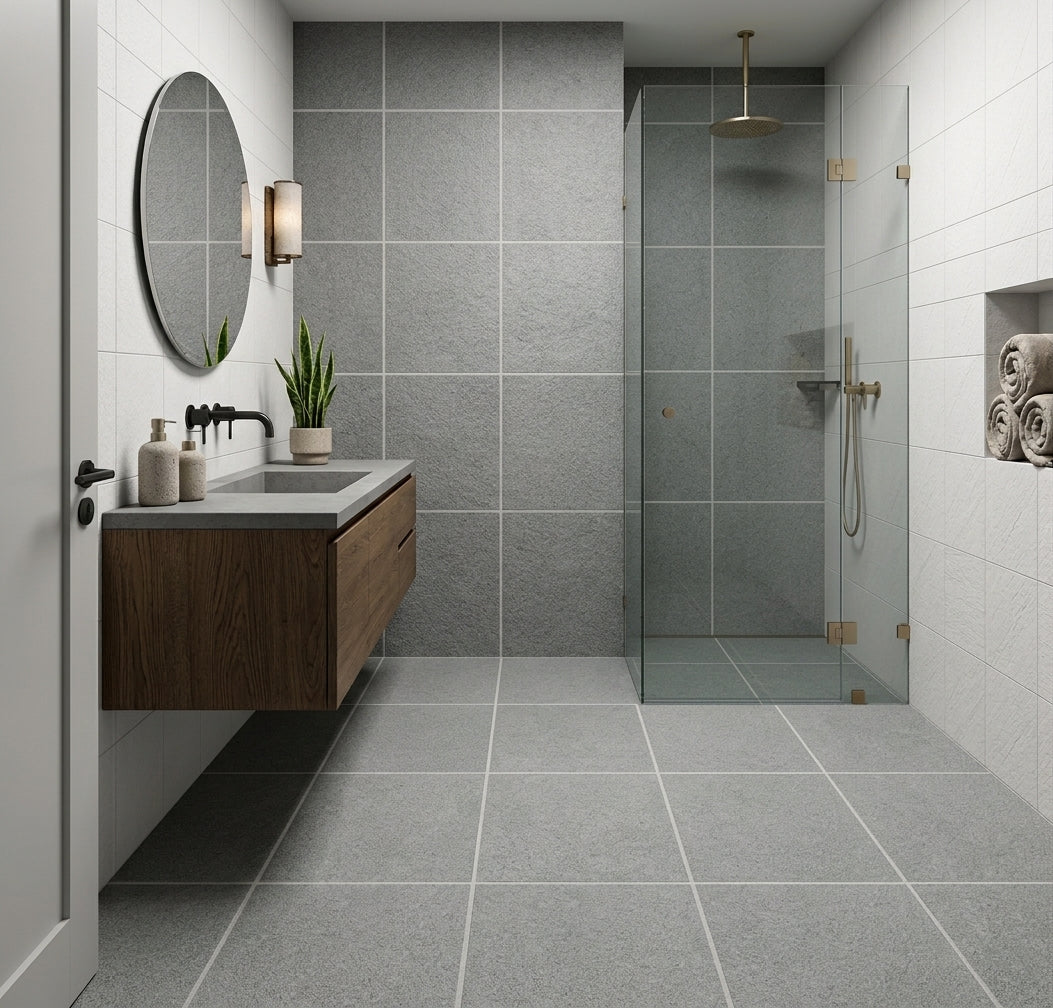 Cleft Mist tile close-up