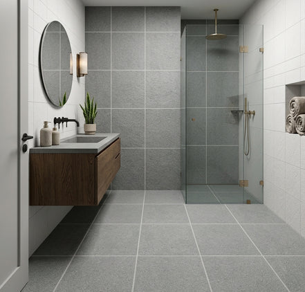 Cleft Mist tile close-up
