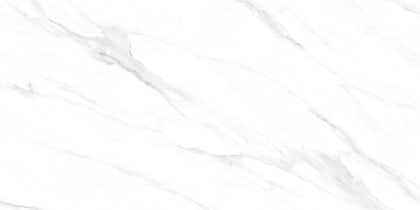 Polar Marble matt marble-look porcelain tile, close-up