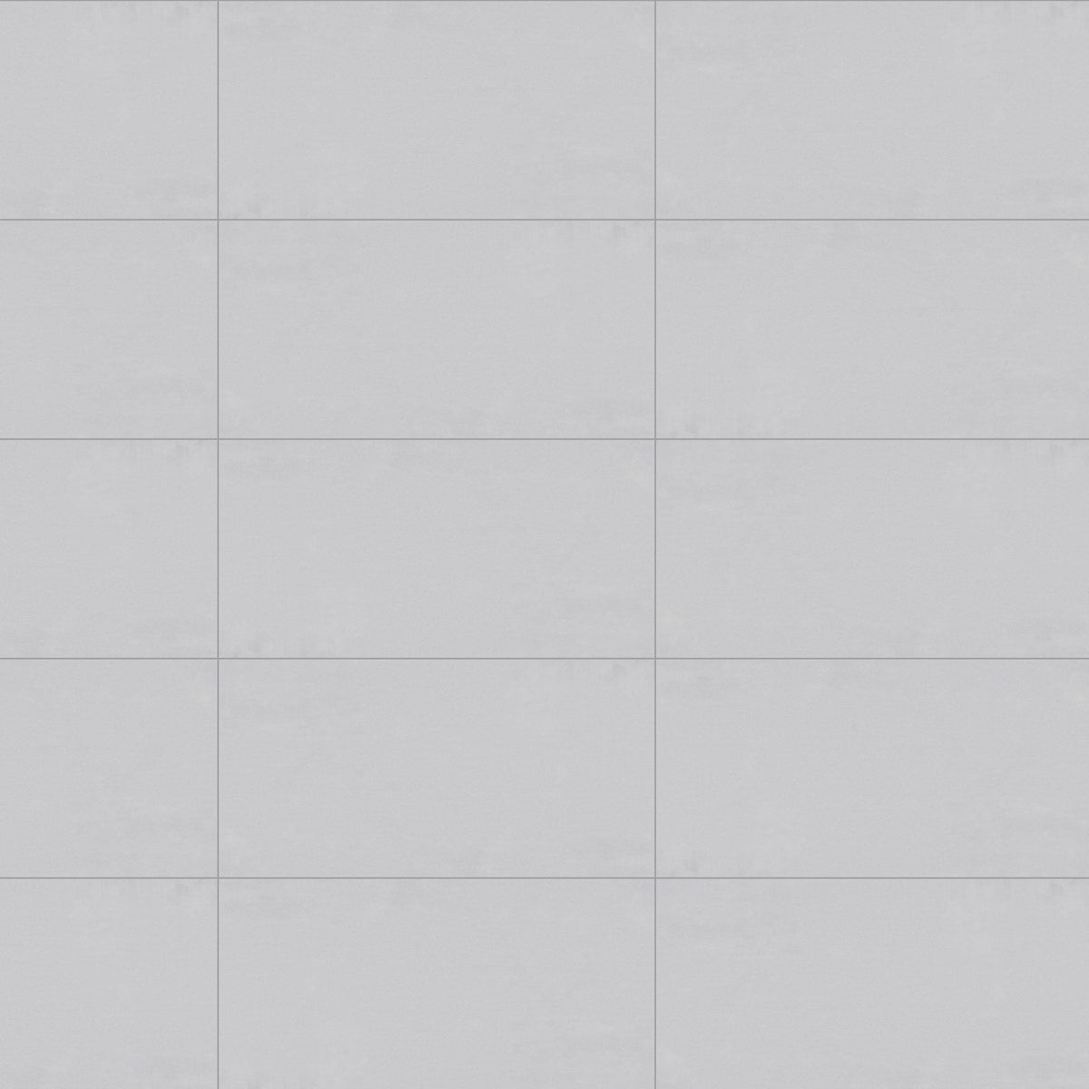 Cloud Cement 300 x 600 mm tiles laid in a straight stack with 2 mm grout (layout illustration)