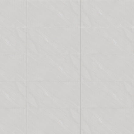 Mist Quartz 300 x 600 mm tiles laid in a straight stack with 2 mm grout (layout illustration)
