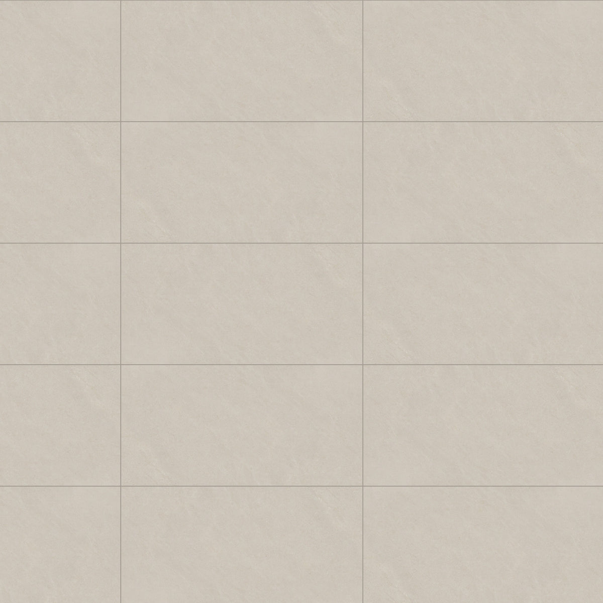 Soft Putty 300 x 600 mm tiles laid in a straight stack with 2 mm grout (layout illustration)