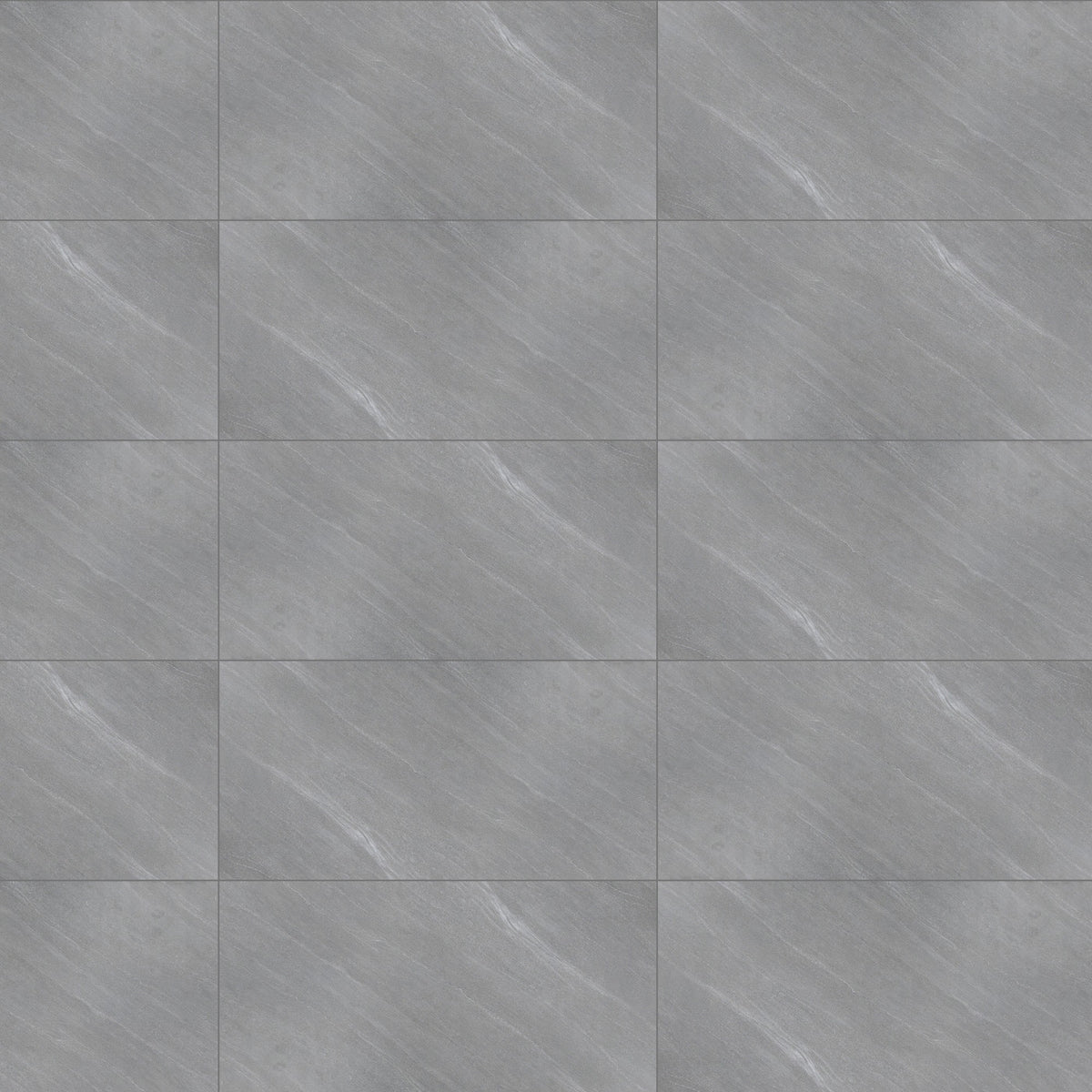 Storm Slate 300 x 600 mm tiles laid in a straight stack with 2 mm grout (layout illustration)