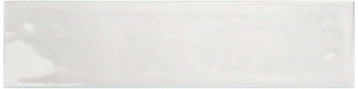 Fresco Selenite 75 × 300 gloss white subway tile – tile face