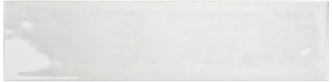 Fresco Selenite 75 × 300 gloss white subway tile – tile face