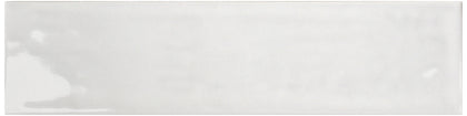 Fresco Selenite 75 × 300 gloss white subway tile – tile face