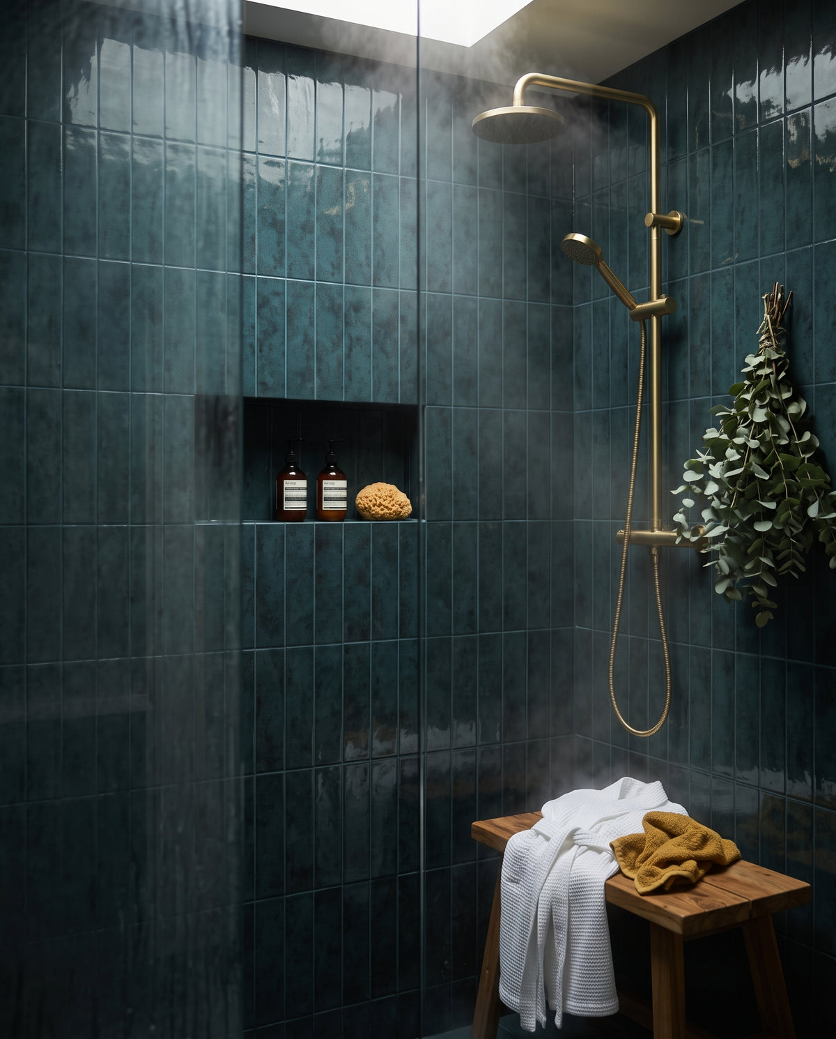 Fresco Prussian | Gloss 75 × 300