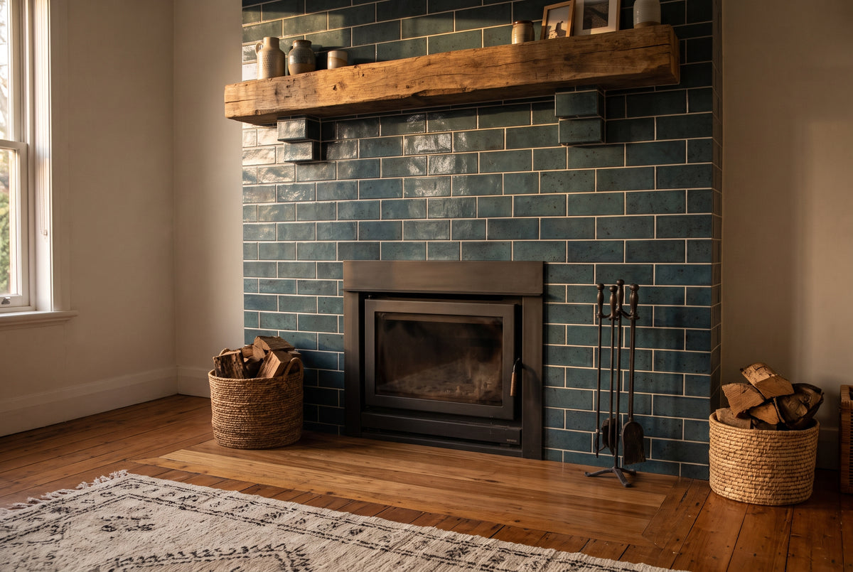 Fresco Indigo | Gloss 75 × 300