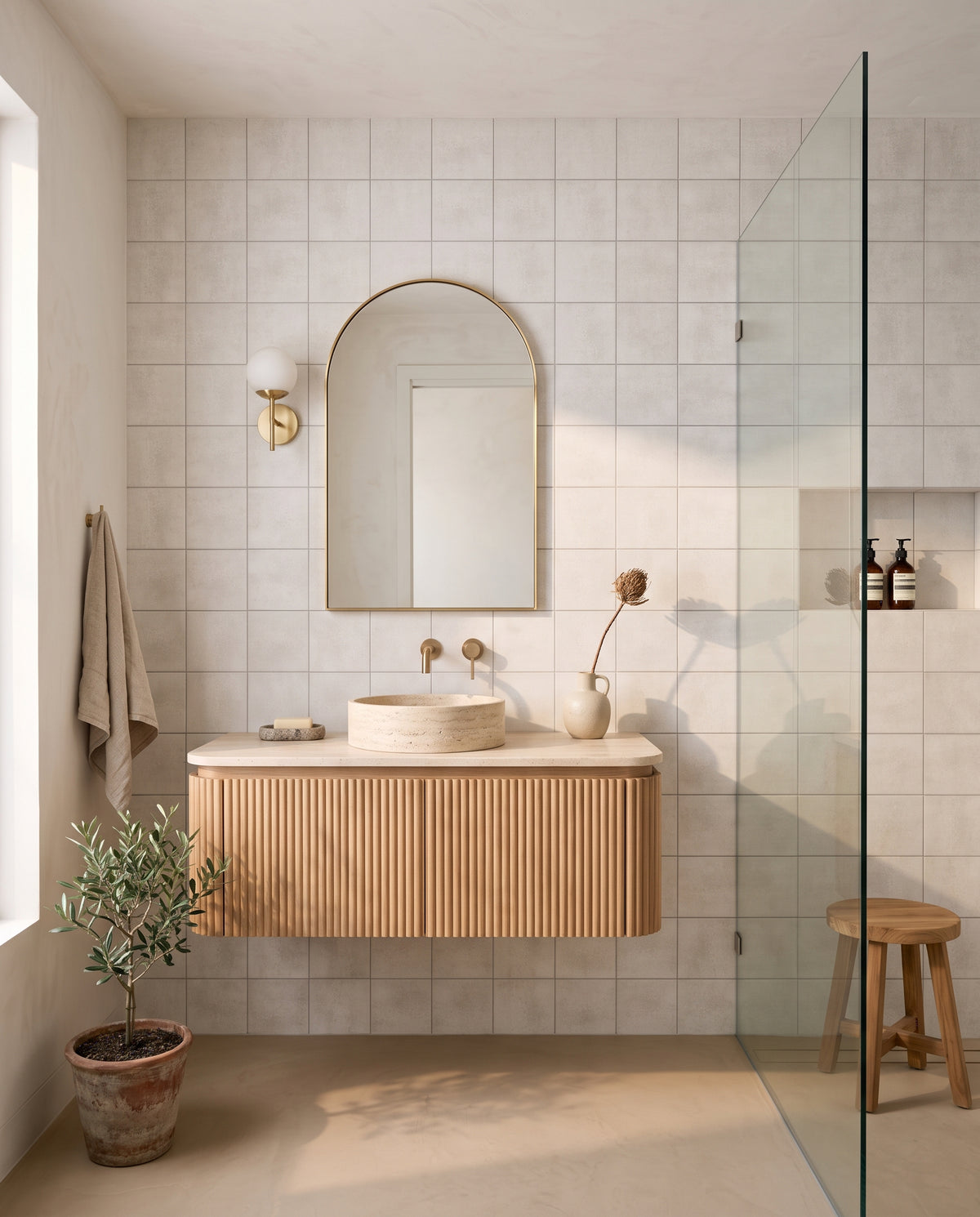 Fresco Limewash | Matt Square 150 × 150