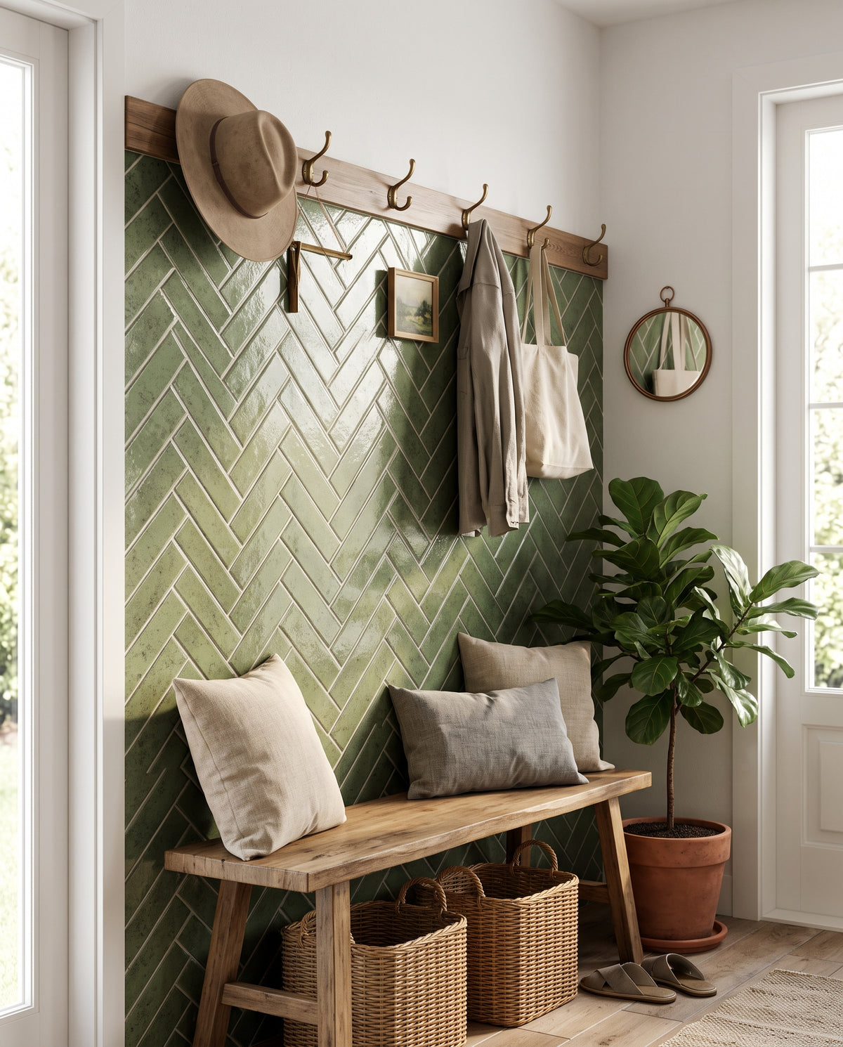 Fresco Terre Verte | Gloss 75 × 300