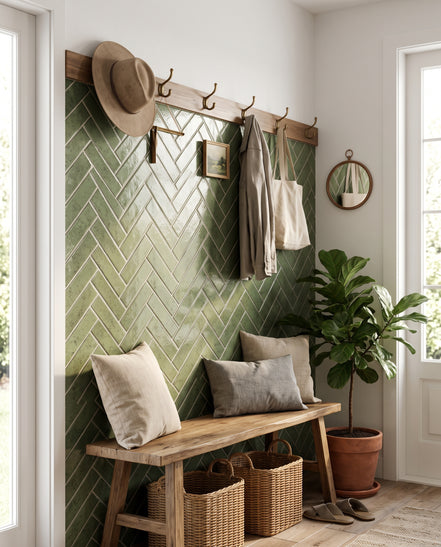 Fresco Terre Verte | Gloss 75 × 300