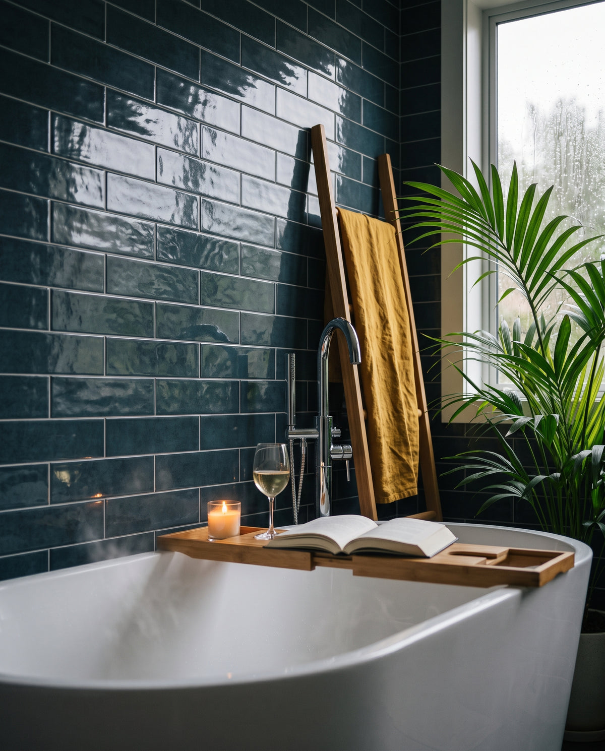 Fresco Indigo | Gloss 75 × 300