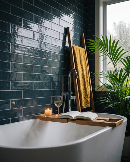 Fresco Indigo | Gloss 75 × 300