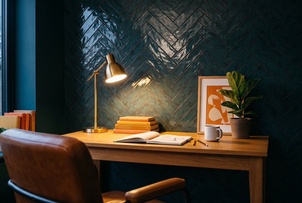 Fresco Prussian | Gloss 75 × 300