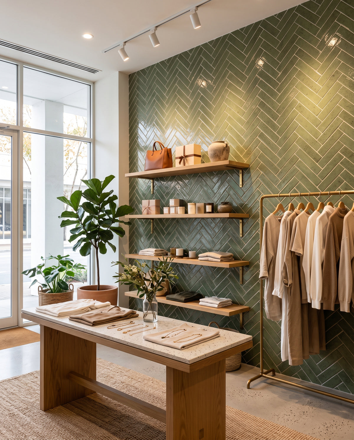 Fresco Terre Verte | Gloss 75 × 300