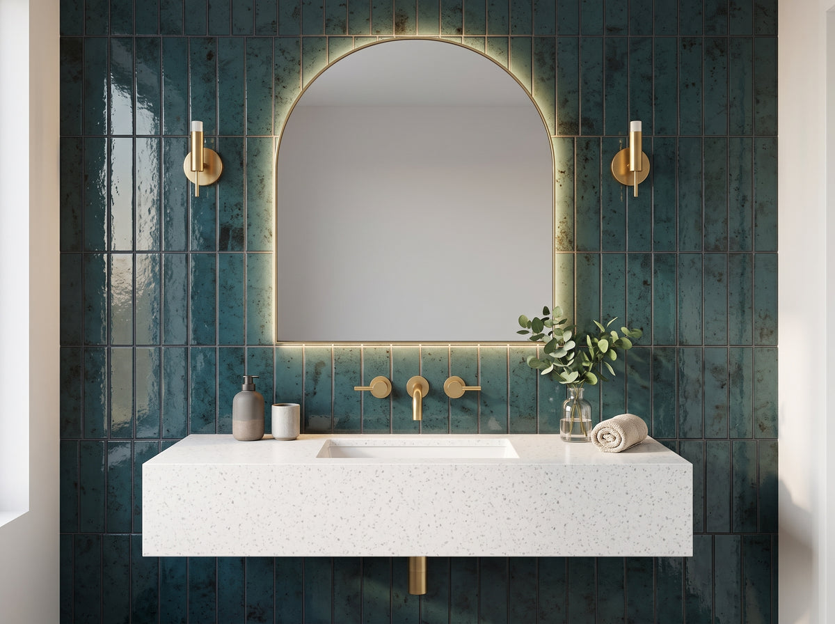 Fresco Prussian | Gloss 75 × 300