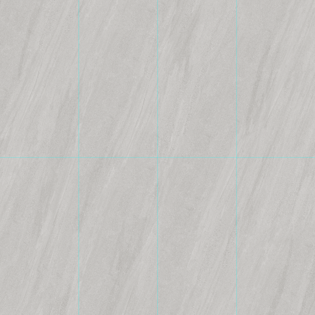 Alpine Mist gloss marble-look porcelain tile, 300 × 600 mm