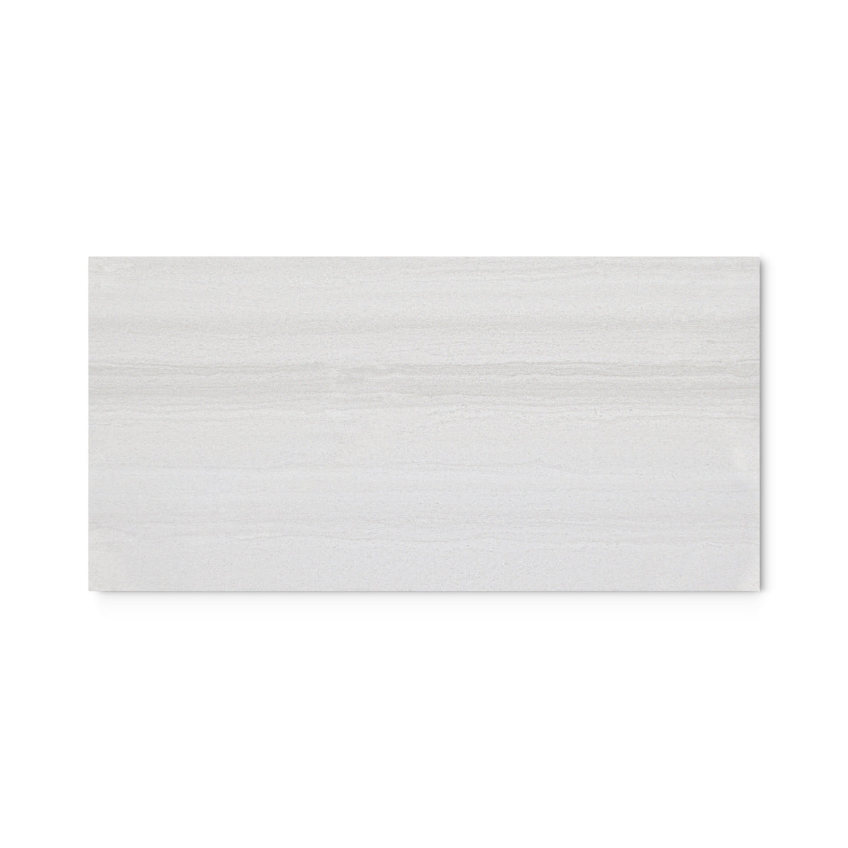 White Strata 300 x 600 mm tile on white