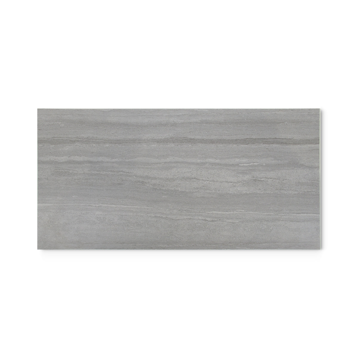 Silver Strata 300 x 600 mm tile on white