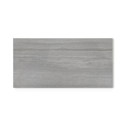 Silver Strata 300 x 600 mm tile on white