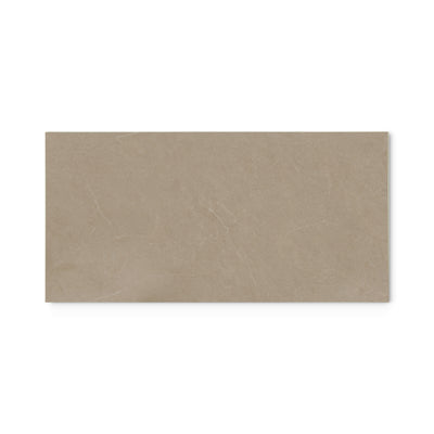 Mocha Stone 300 x 600 mm tile on white