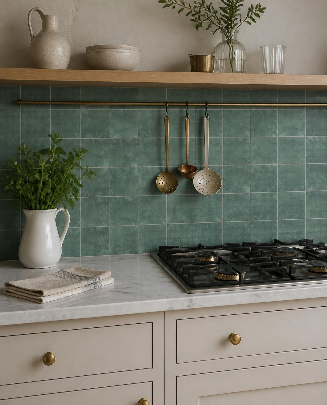Fresco Verdigris | Matt Square 150 × 150