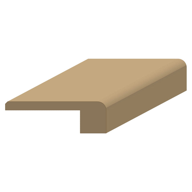 End cap trim for hybrid flooring, 2400 mm length (illustration)
